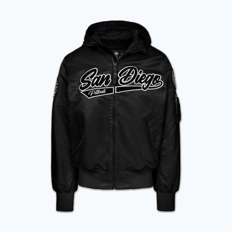 Мъжко яке Pitbull Aero Flight Hooded black 6