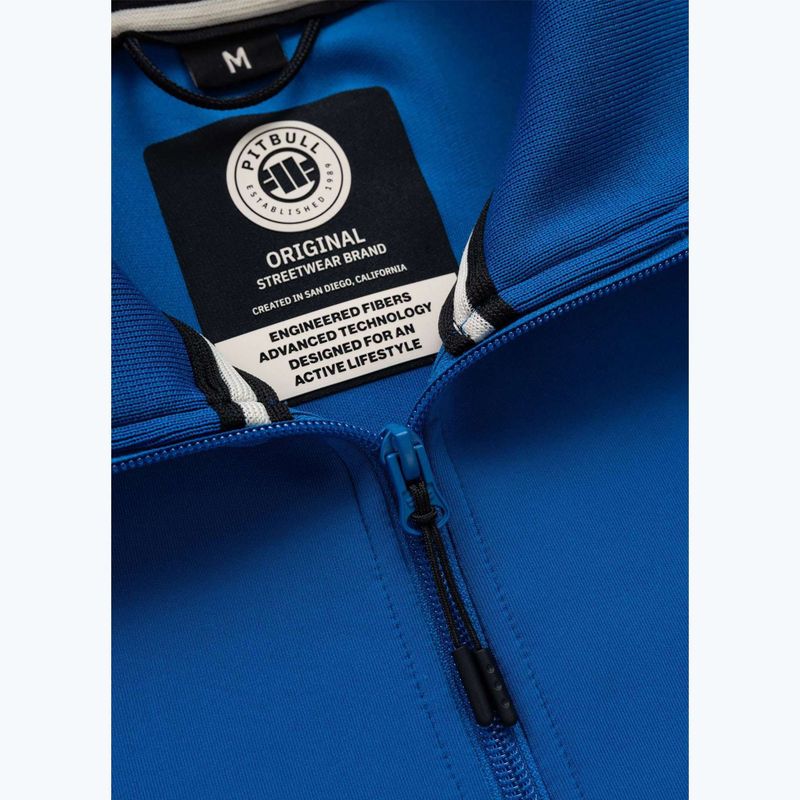 Мъжки суитшърт Pitbull Track Jacket Powers azure blue 5