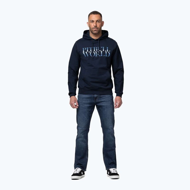 Мъжки суитшърт Pitbull World Sweatshirt Hooded dark navy 2