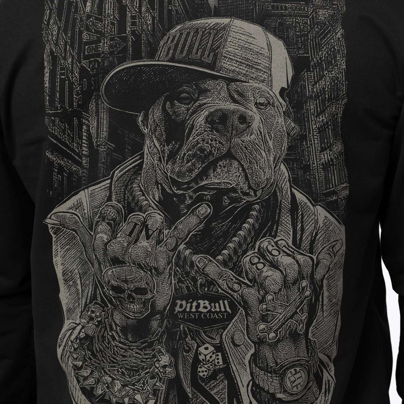 Мъжки суитшърт Pitbull USA Hooded Zip black 5