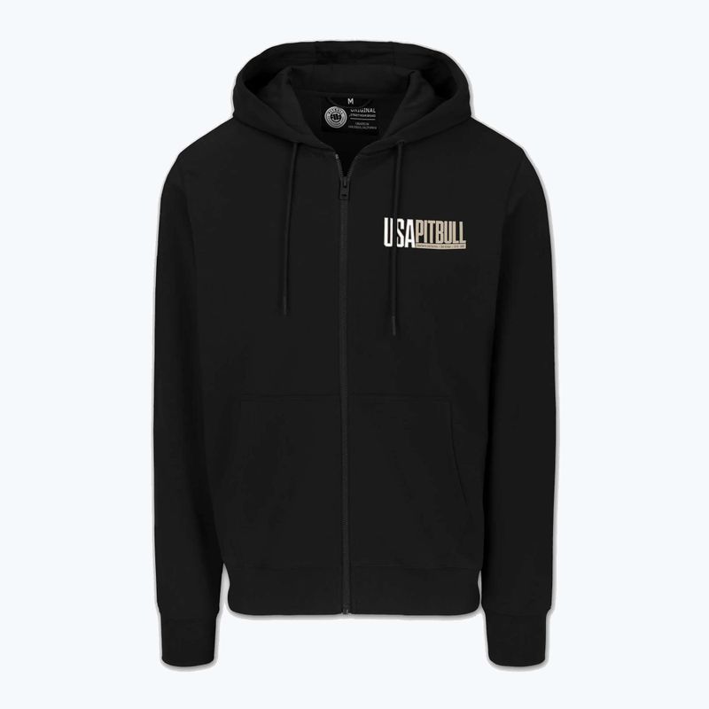 Мъжки суитшърт Pitbull USA Hooded Zip black 6