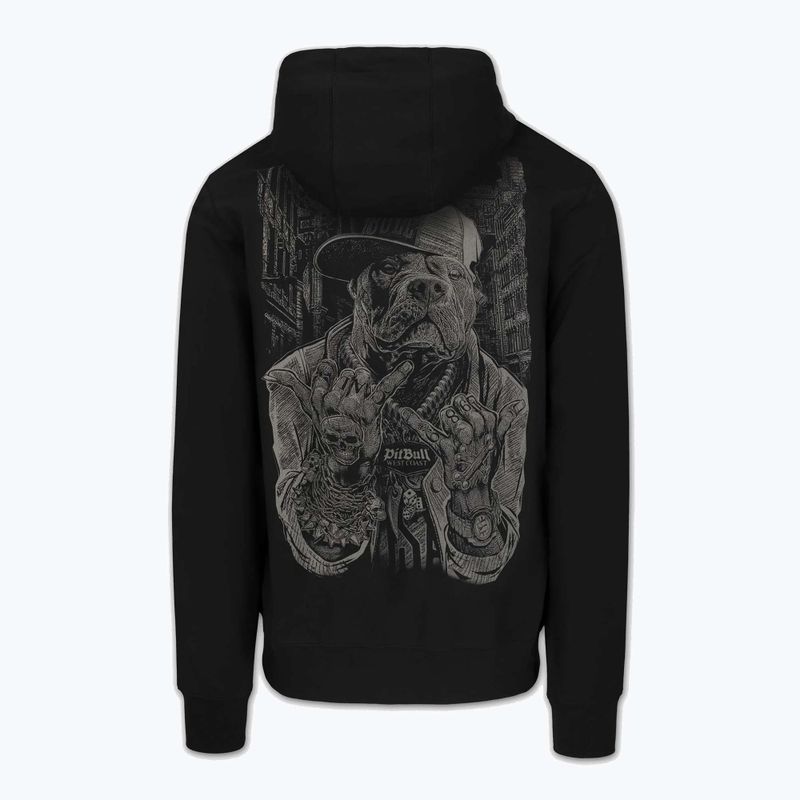 Мъжки суитшърт Pitbull USA Hooded Zip black 7