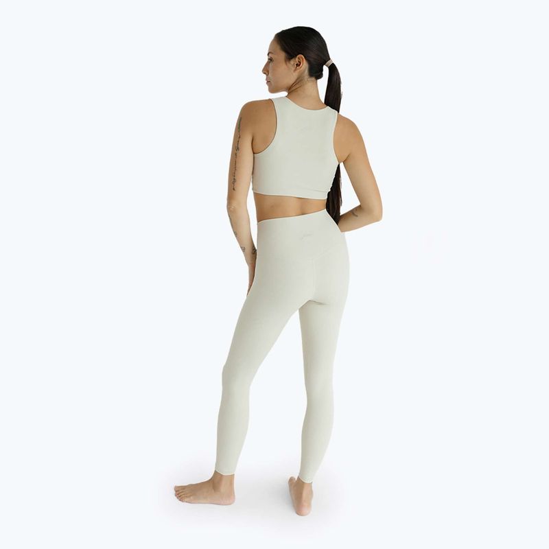Женски йога клинове JOYINME Unity Ribbed 7/8 buttercream 3