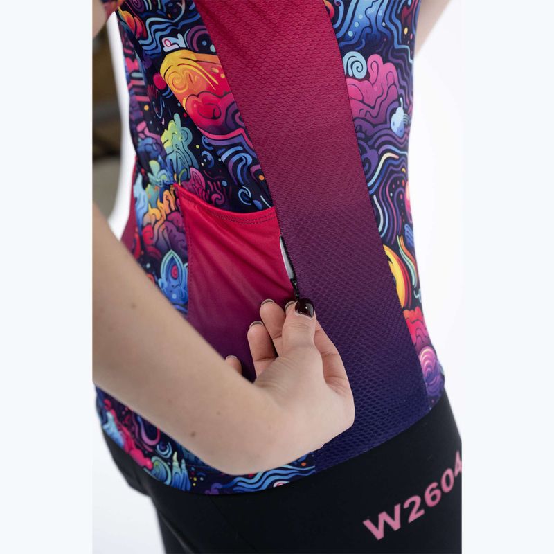 Дамско колоездачно трико Quest Pink Cosmos W 5