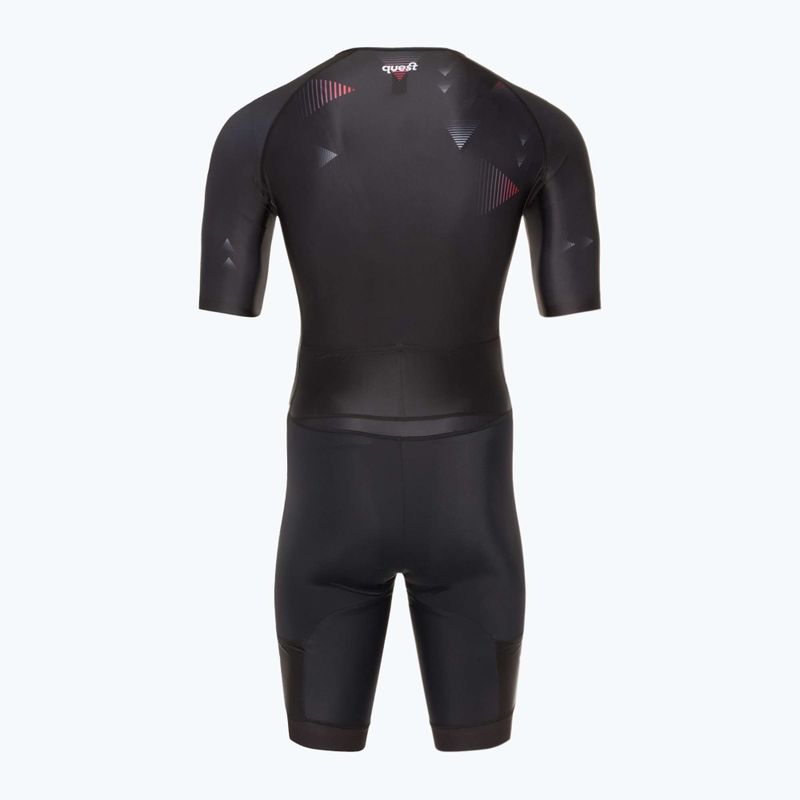 Мъжки костюм за триатлон Quest Aerofit Base black 2