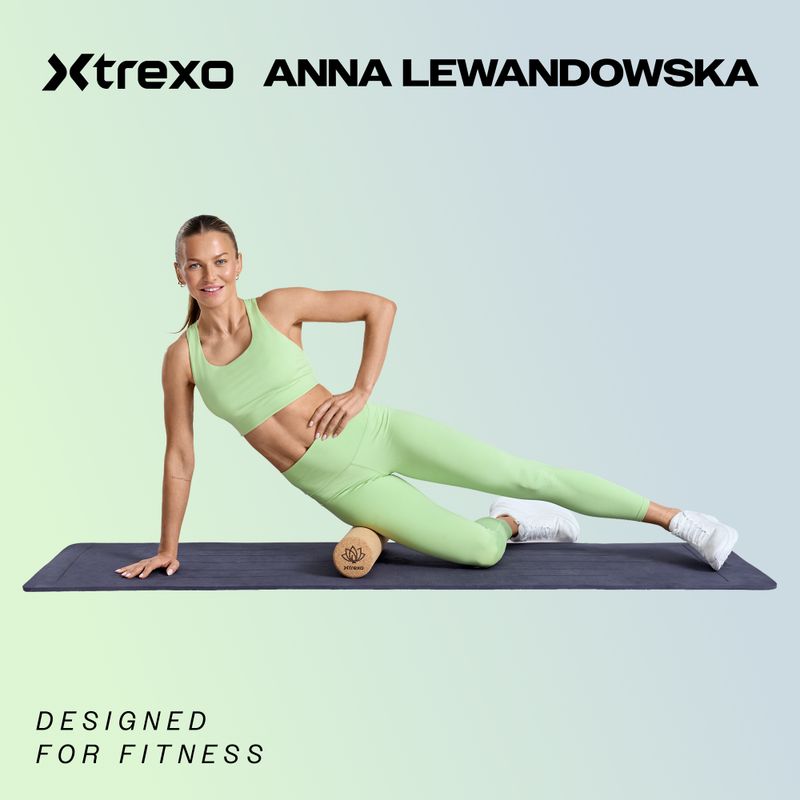 Масажна топка XTREXO TRX-MSB008 8 cm черна/лайм 2