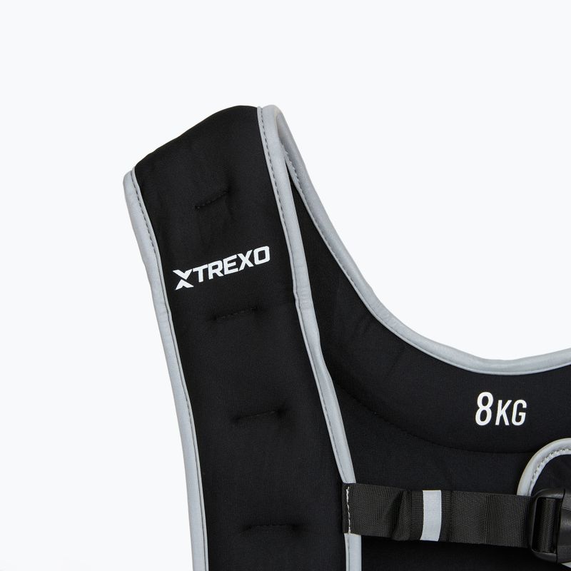 XTREXO WV-08 8kg жилетка за тренировка с тежести черна 3