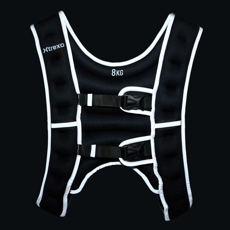 XTREXO WV-08 8kg жилетка за тренировка с тежести черна 7