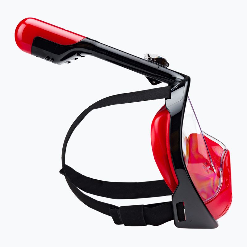 Целолицева маска за гмуркане AQUASTIC SMA-01SC червена 8