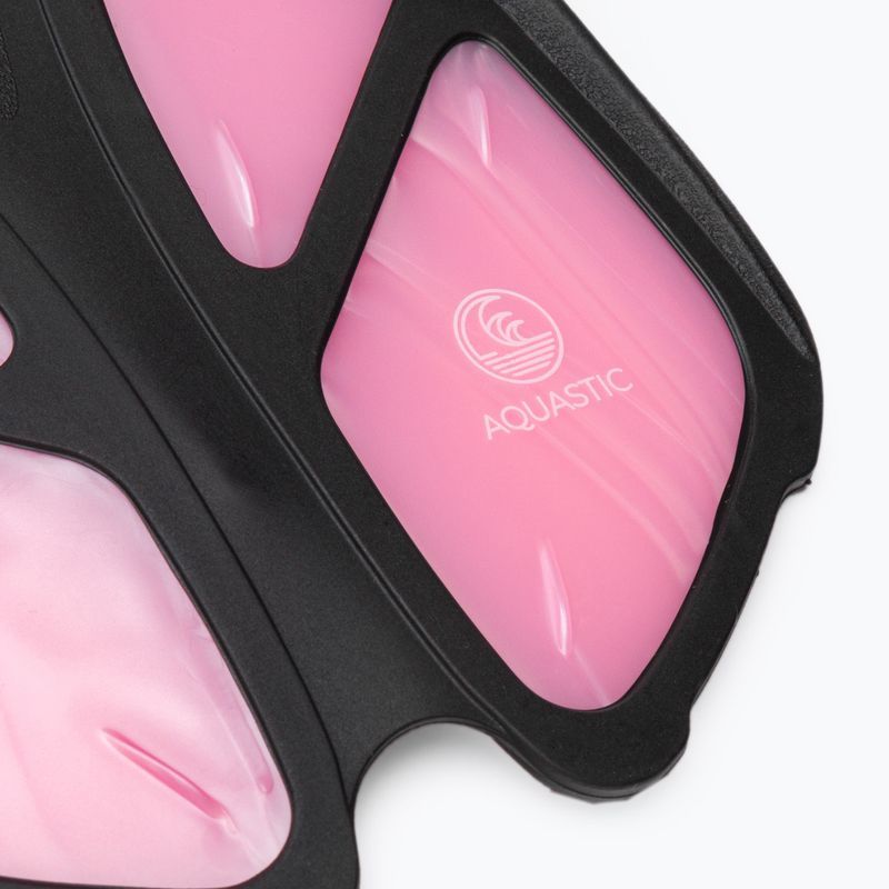 Детски комплект за гмуркане Маска+Плавници+Шнорхел розово MSFK-01SR 8