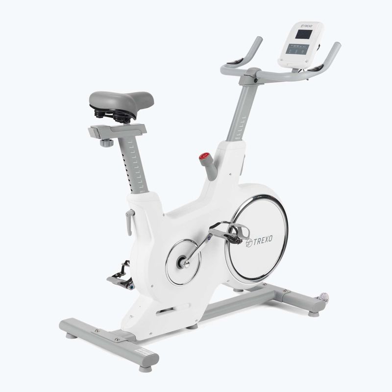 Стационарен велосипед XTREXO EB500 S бял