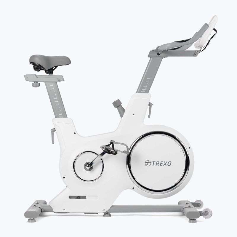 Стационарен велосипед XTREXO EB500 S бял 3