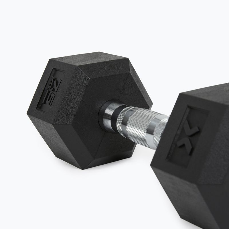 Гумиран дъмбел XTREXO Hex HXD75 7.5 kg 8