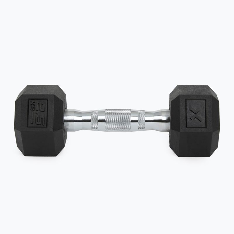 Гумиран дъмбел XTREXO Hex HXD25 2.5 kg 7