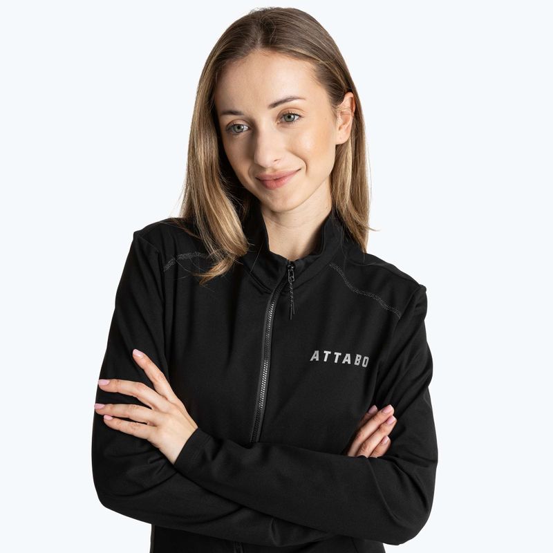 Дамски суитшърт за колоездене ATTABO FLEERO REF ватиран black 4