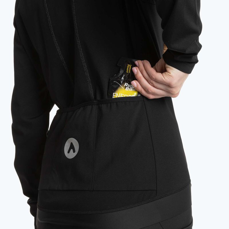 Дамски суитшърт за колоездене ATTABO FLEERO REF ватиран black 7