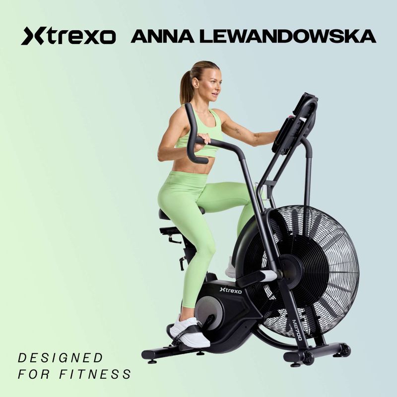 Стационарен велосипед XTREXO EB500 S бял 2