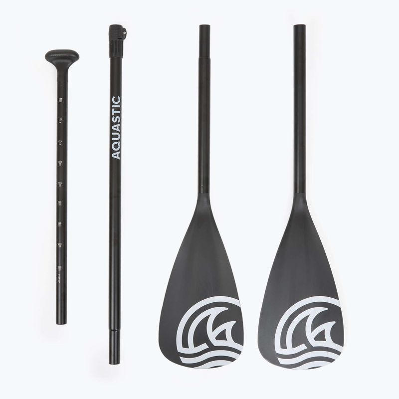 Комплект надуваема дъска SUP Touring 11'6" синьо 19