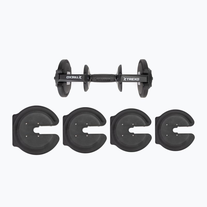 Регулируем дъмбел на XTREXO TXO-B4W003 18 кг черен 11