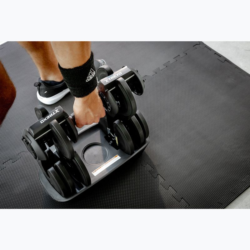 Регулируем дъмбел на XTREXO TXO-B4W003 18 кг черен 6