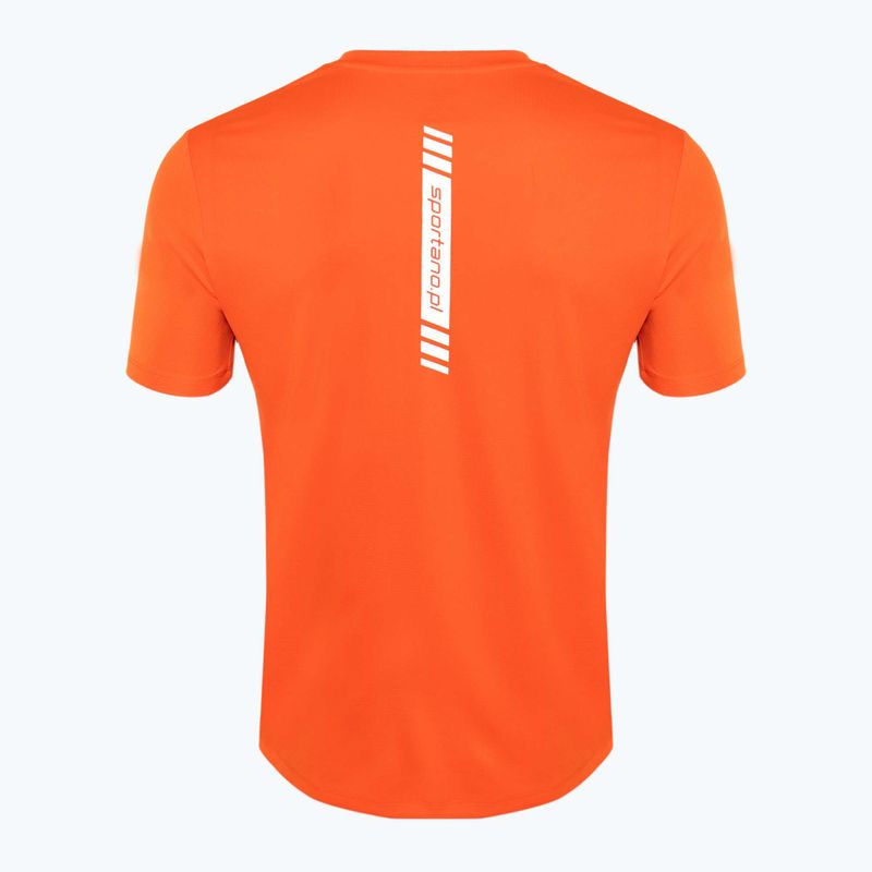 Мъжка тениска за бягане SPORTANO Active Men's orange 2