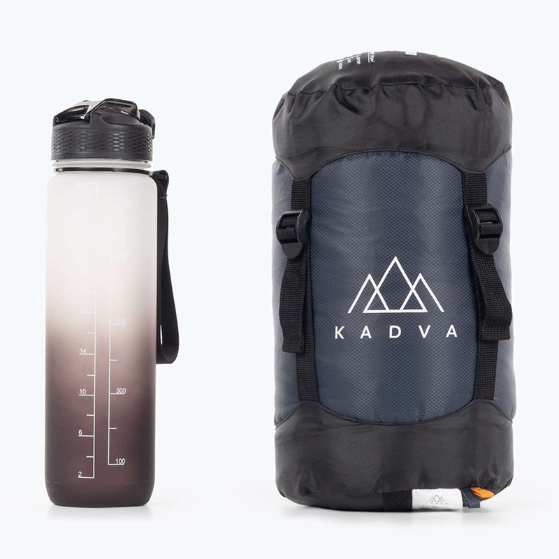 Спален чувал KADVA Light 1000 L, ляв сив 2