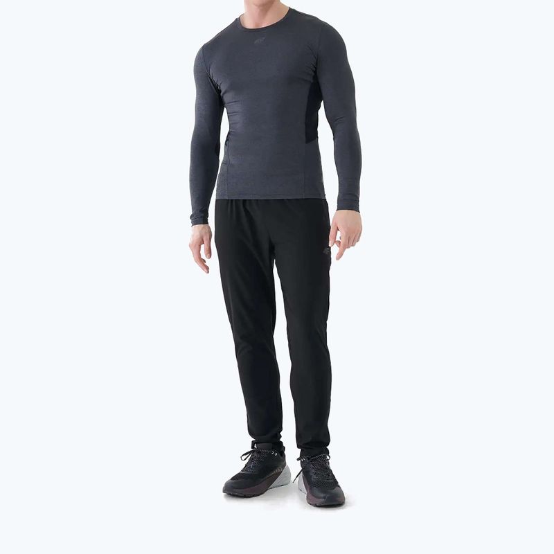 Мъжки панталони за бягане 4F Multiactive FNK M1047 deep black 4