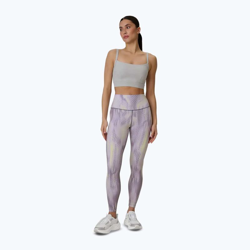 Дамски тренировъчен клин 4F Solar Punk FNK F454 light yellow allover 2