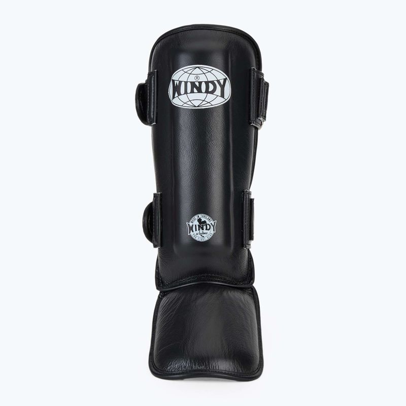WINDY Протектори за пищял и стъпало от синтетична кожа, черни 4