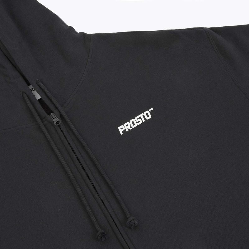 Мъжки суитшърт PROSTO Hoodie Logo Zip black 3