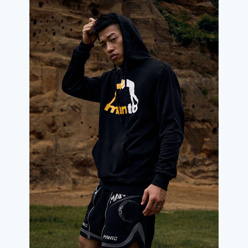 Мъжки суитшърт MANTO Logo Hoody black 4