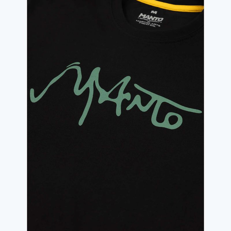 Мъжка тениска MANTO Ink black 3