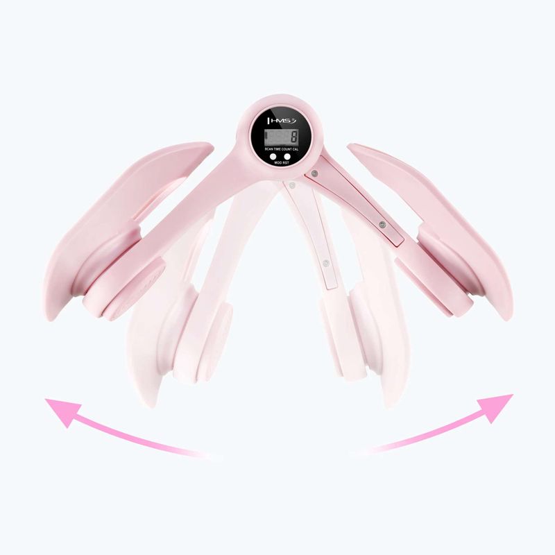 Щипка за упражнения HMS TM02 с брояч TPE pink 4