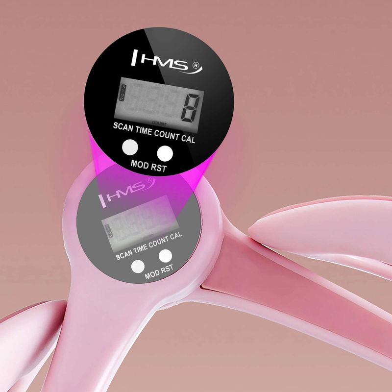 Щипка за упражнения HMS TM02 с брояч TPE pink 7