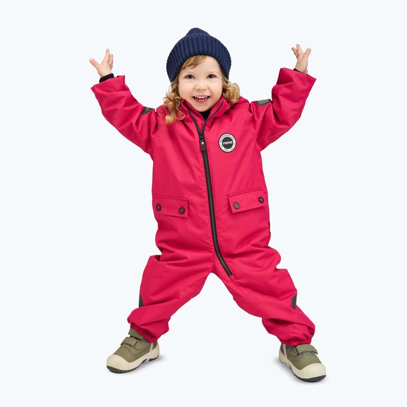 Детски софтшел гащеризон Reima Marte Mid rosy berry 9
