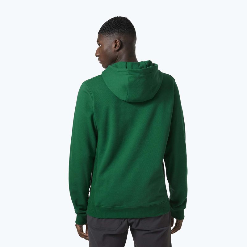 Мъжки потник за трекинг Helly Hansen F2F Organic Cotton Hoodie malachite 2