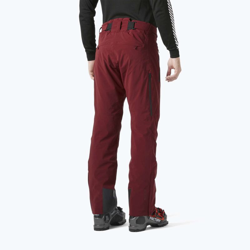 Мъжки ски панталони Helly Hansen Alpha Lifaloft mars red 2