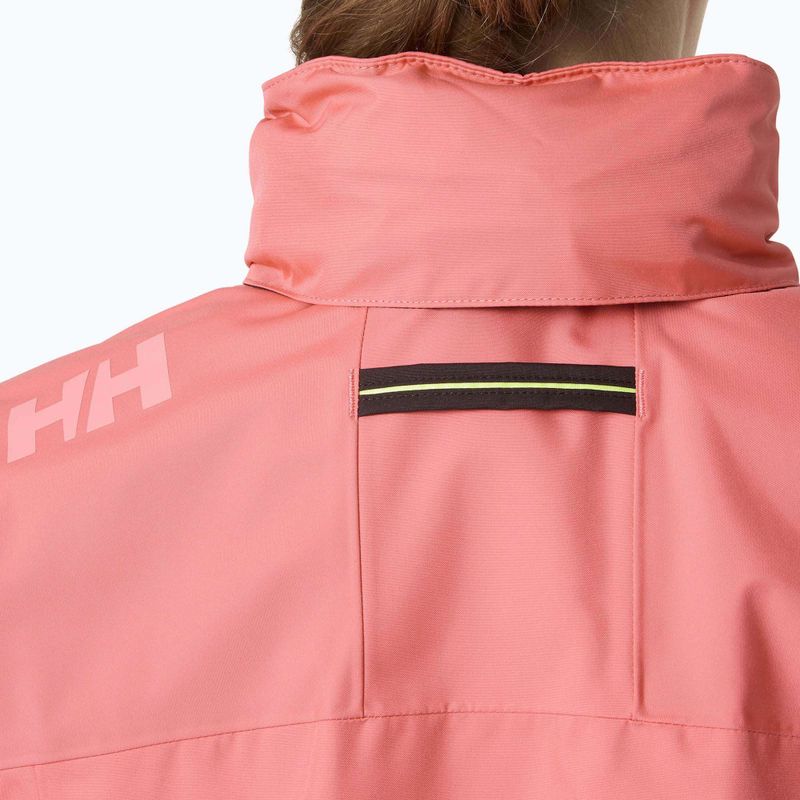 Дамско яке за ветроходство Helly Hansen Crew Hooded 2.0 sunset pink 4