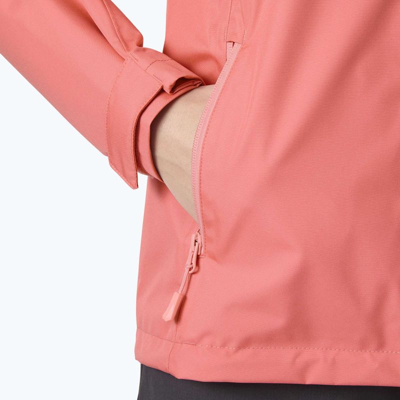Дамско яке за ветроходство Helly Hansen Crew Hooded 2.0 sunset pink 6