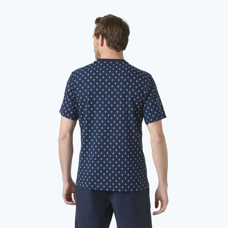 Мъжка тениска Helly Hansen Hudson navy aop 2