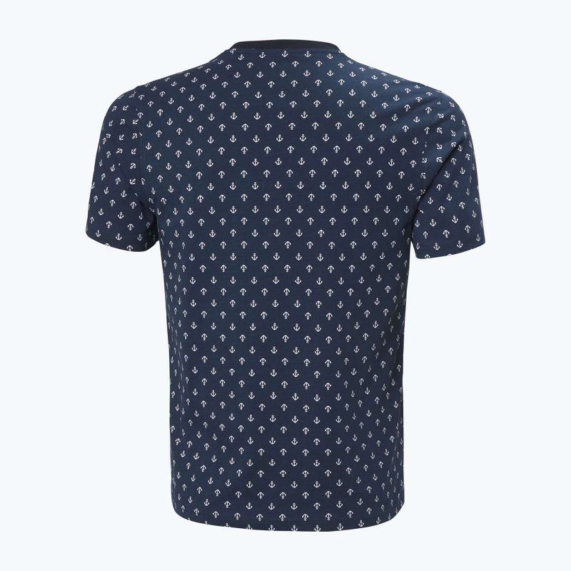 Мъжка тениска Helly Hansen Hudson navy aop 5