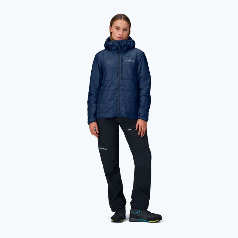 Дамско ватирано яке NORRONA Faketind Thermo40 Zip Hoodie indigo night 2
