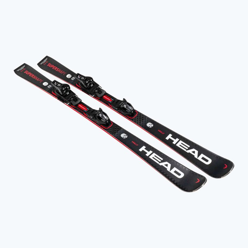 Пистови ски HEAD Supershape e-Rally SW BB-PR + автомати PRD 12 GW black/red 2