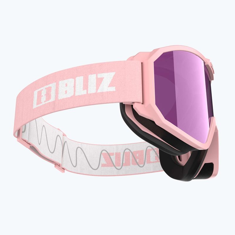 Скиорски очила Bliz Rave matt powder pink/brown pink multi 5