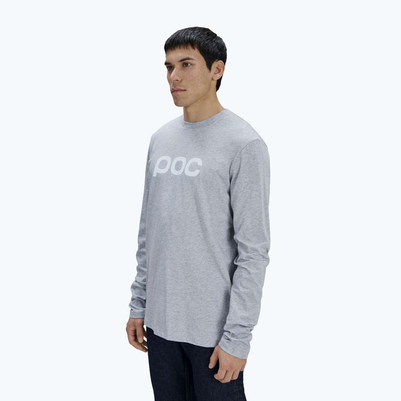 Блуза с дълъг ръкав POC Tee grey/melange 3