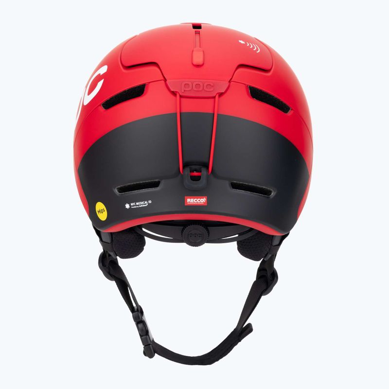 Ски каска POC Obex BC MIPS prismane red matt 4