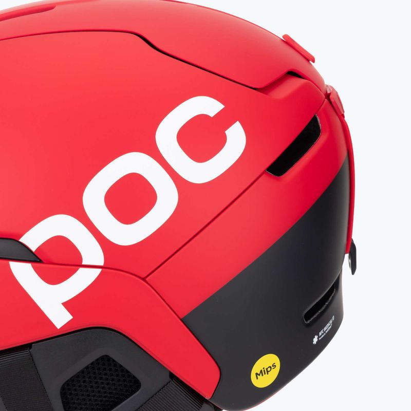 Ски каска POC Obex BC MIPS prismane red matt 7