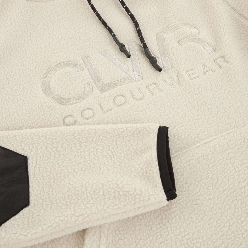 Дамски суитшърт Colourwear Teddy Hood 2.0 light beige 3