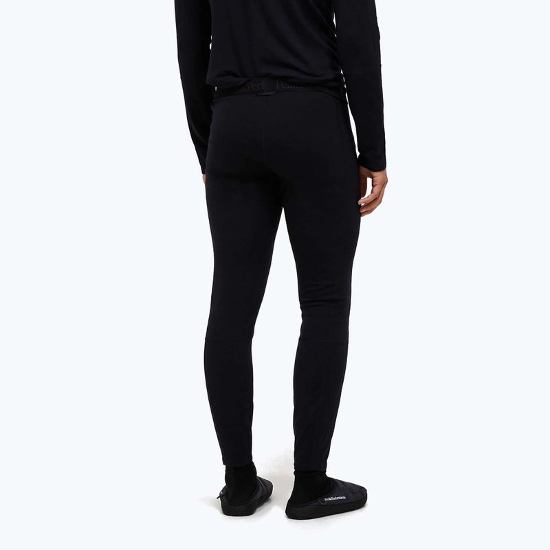 Мъжки термоактивни панталони Peak Performance Magic 7/8 Johns Long Wool-Blend Baselayer black/black 2