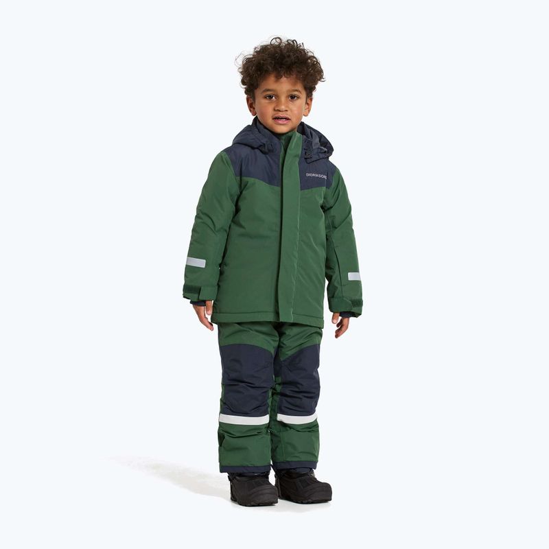 Детски скиорски комплект Didriksons Skare pine green 6